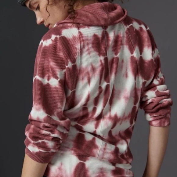 Anthropologie Pilcro Angie Wine Tie Dye Cowl Neck
Waffle Top Size XS - Picture 2 of 10